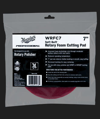 Meguiar's Soft Buff Rotary Foam Cutting Pad - 7"