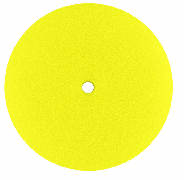 Buff & Shine 3" Yellow Curved Back Foam Grip Pad