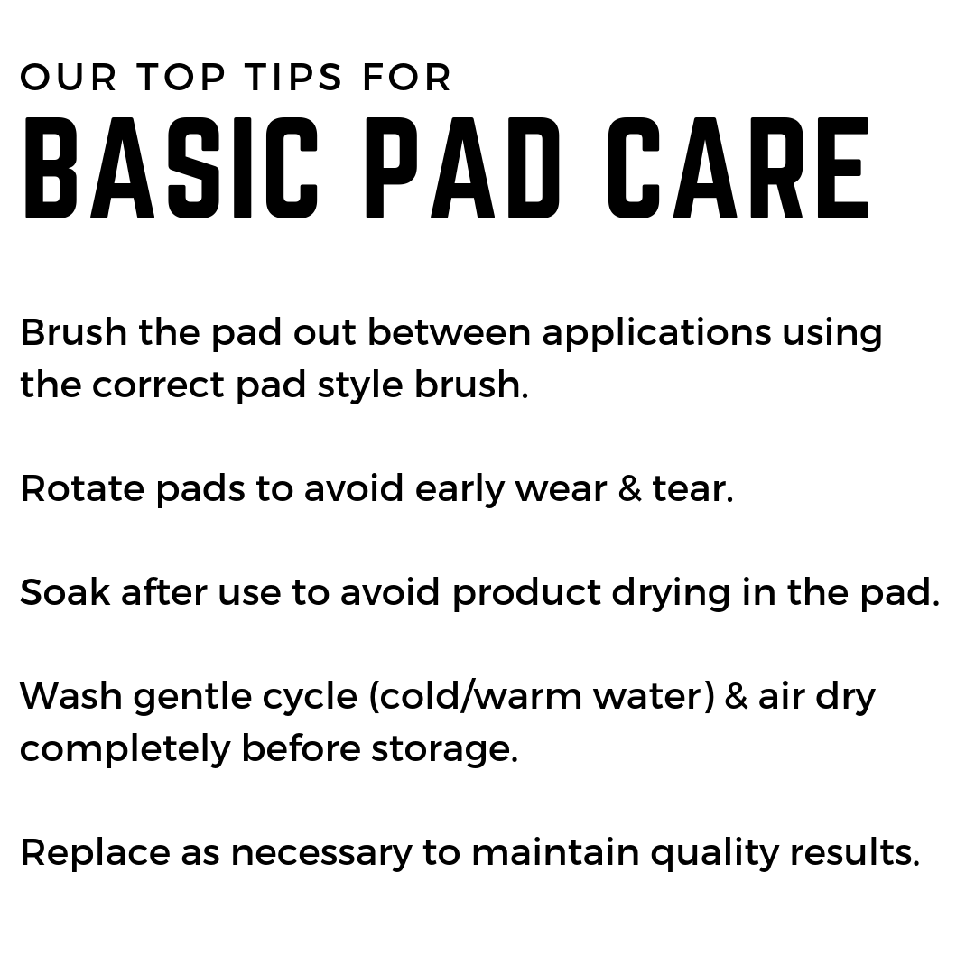 Buffing Pad Care 101