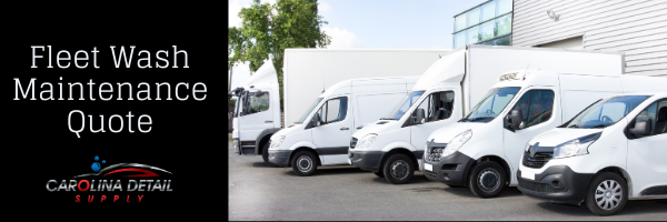 Fleet Wash Maintenance