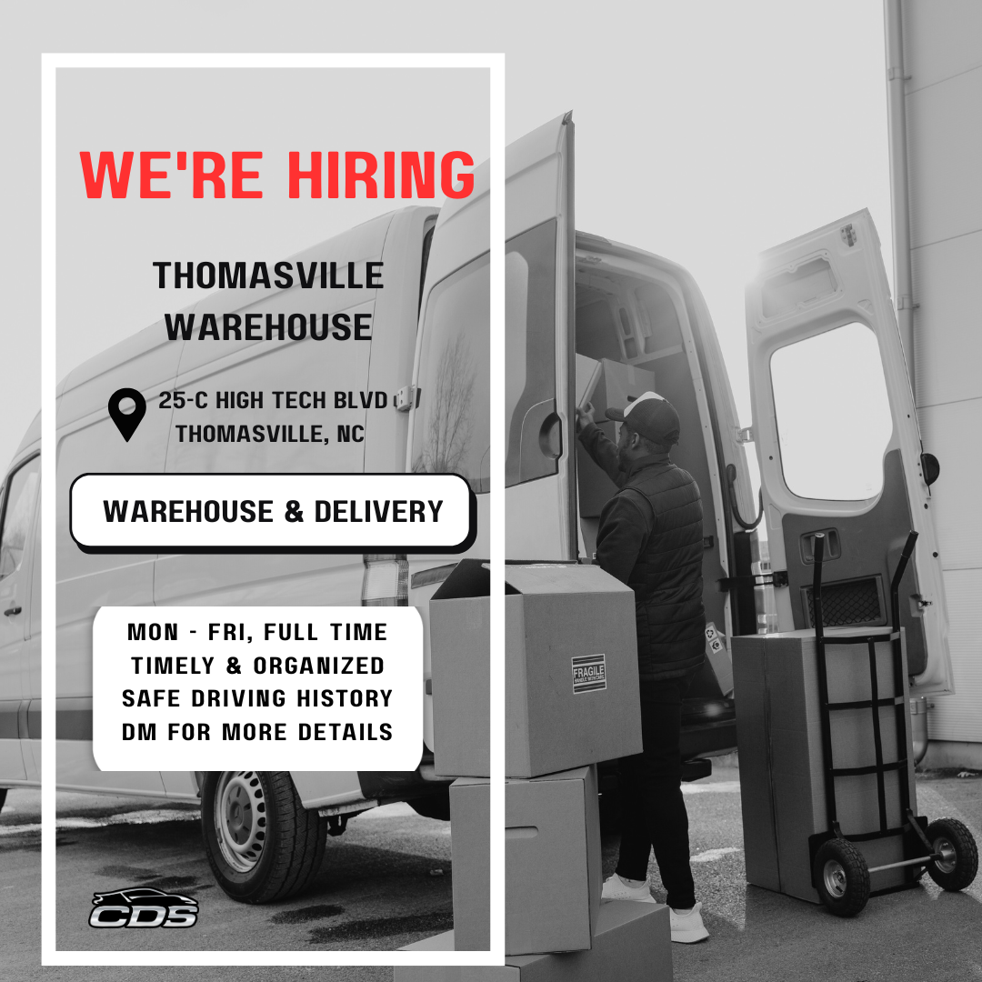We're Hiring: Warehouse & Delivery