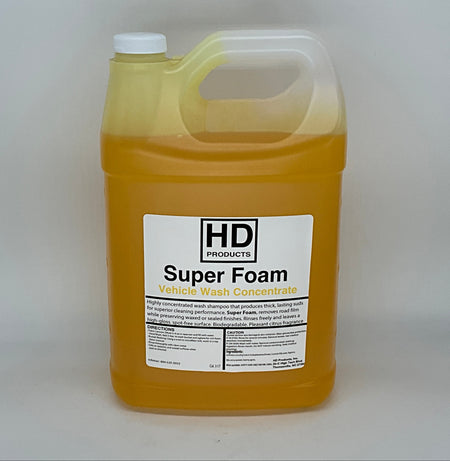 1 gallon of HD Super Foam Vehicle Wash Concentrate on a white background