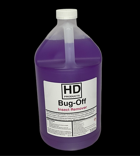 1 gallon bottle of HD Products Bug-Off Insect Remover on a white background