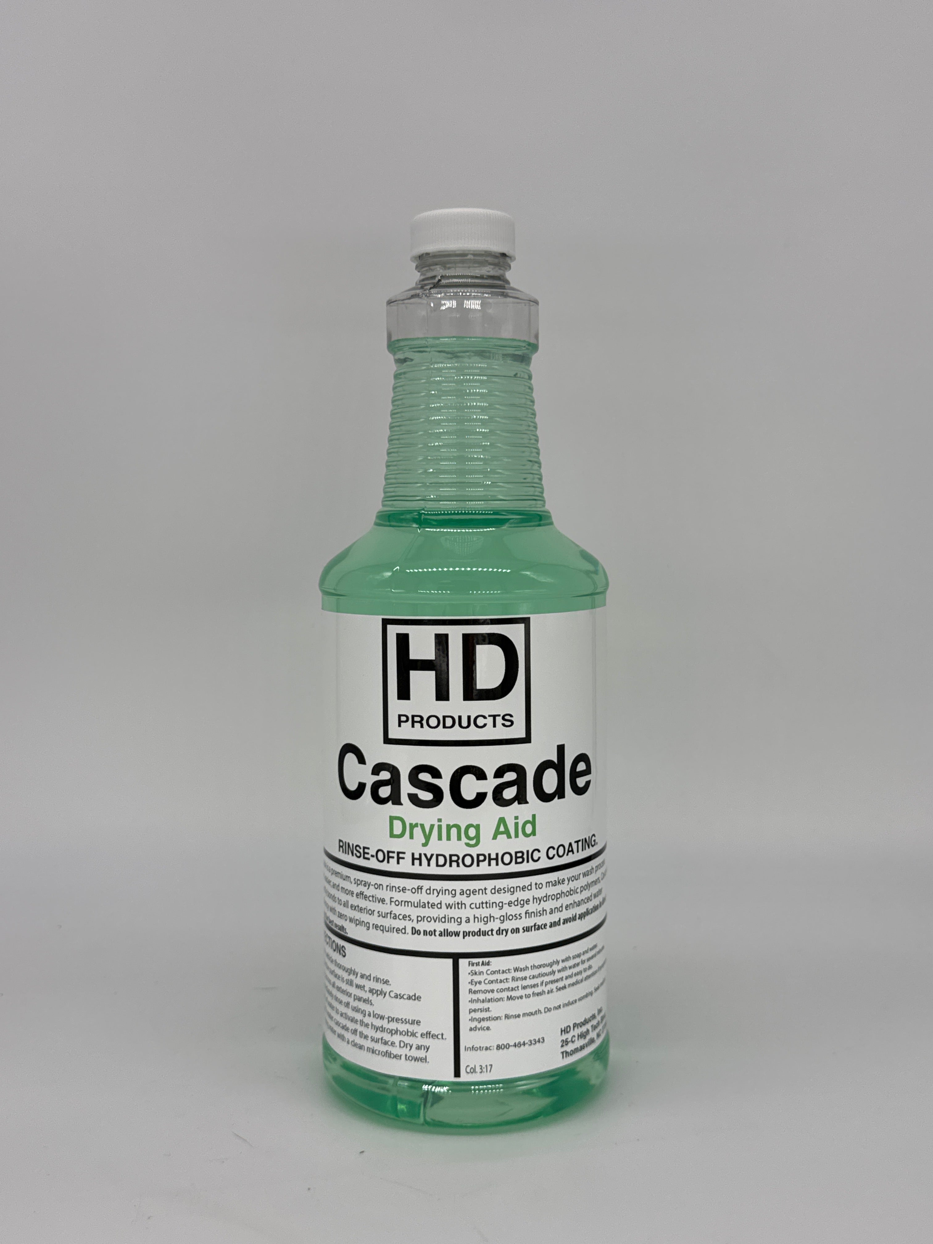 HD Cascade Spray-On Rinse-Off Drying Aid – Carolina Detail Supply