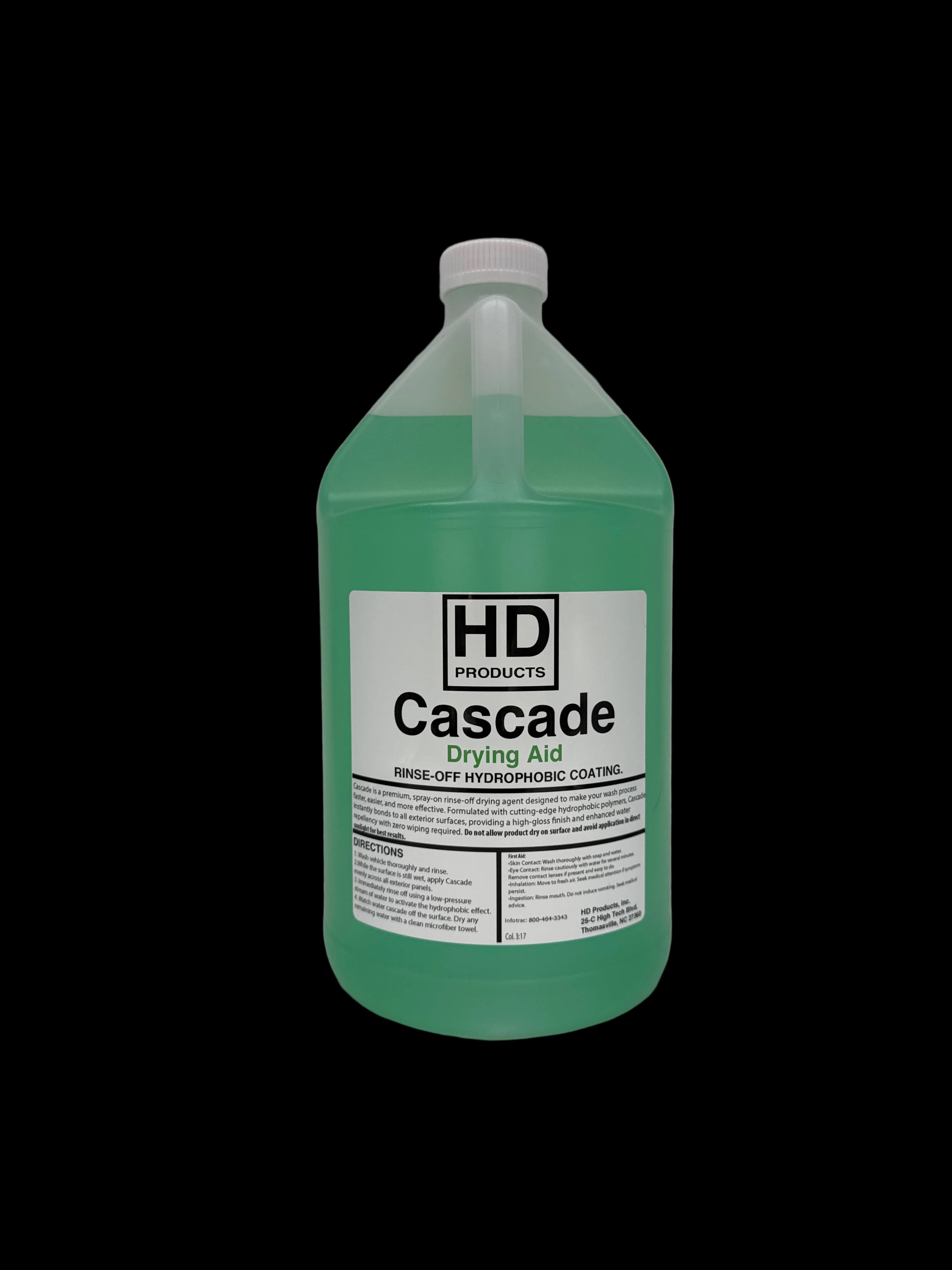 HD Cascade Spray-On Rinse-Off Drying Aid – Carolina Detail Supply