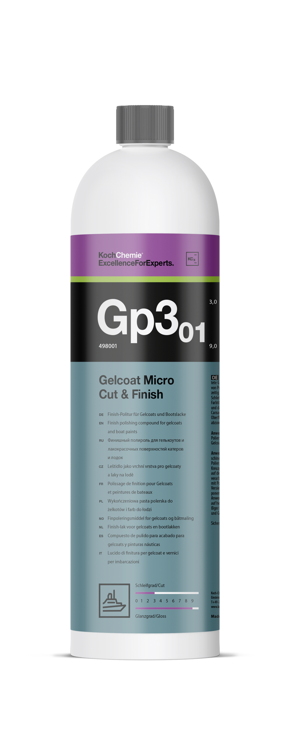 Koch-Chemie Marine Gelcoat Micro Cut & Finish Gp3.01