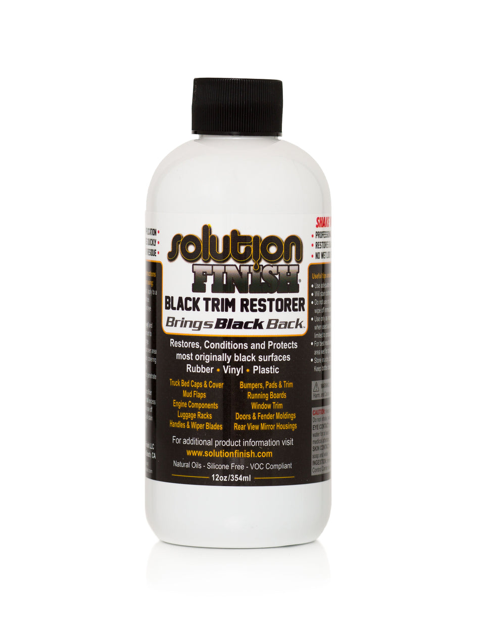 Solution Finish Trim Restorer - Black