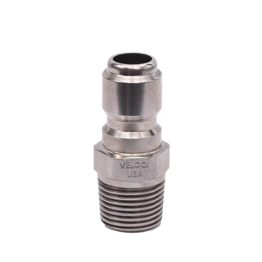 Veloci Prima SS QC Plug 3/8MPT