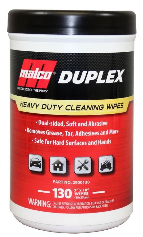 Malco Duplex™ Heavy Duty Cleaning Wipes
