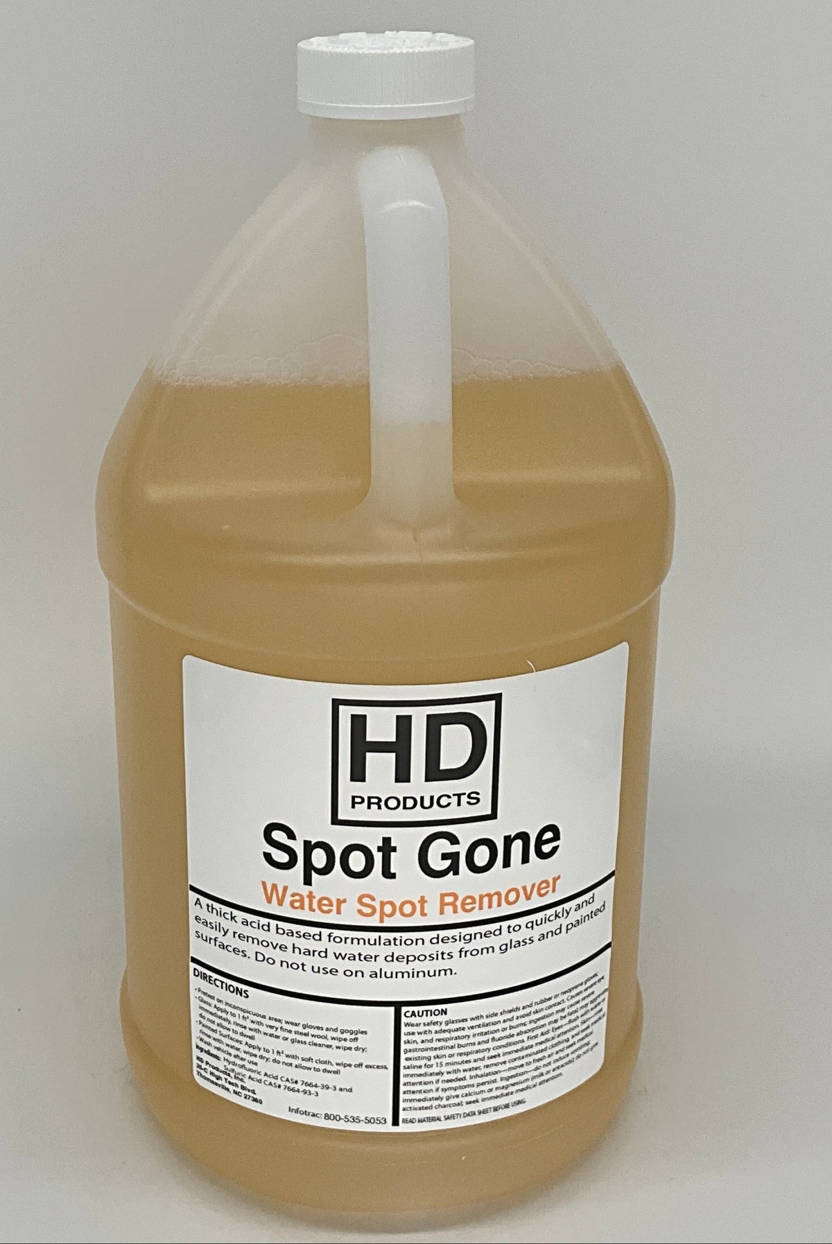 one gallon HD Spot Gone water spot remover. 