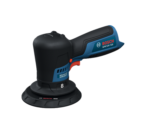 Bosch 12V Compact Cordless Brushless 5 In. Random Orbital Polisher