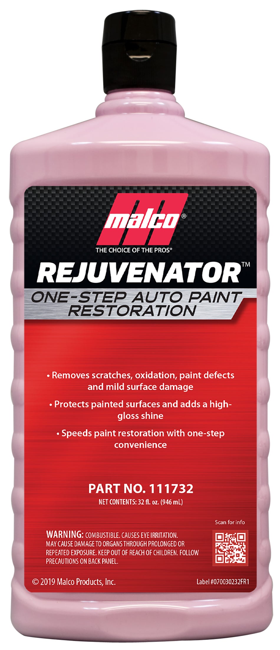 Malco Rejuvenator™ One-Step Auto Paint Restoration