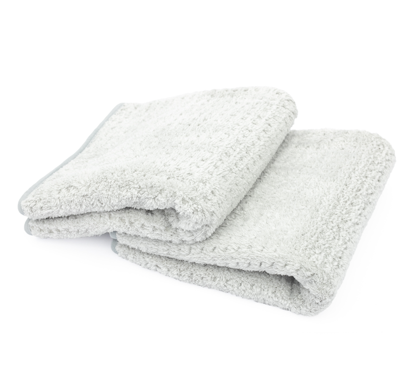 The Rag Company Pluffle Premium Drying Towel - Grey - 20 x 40 Inch