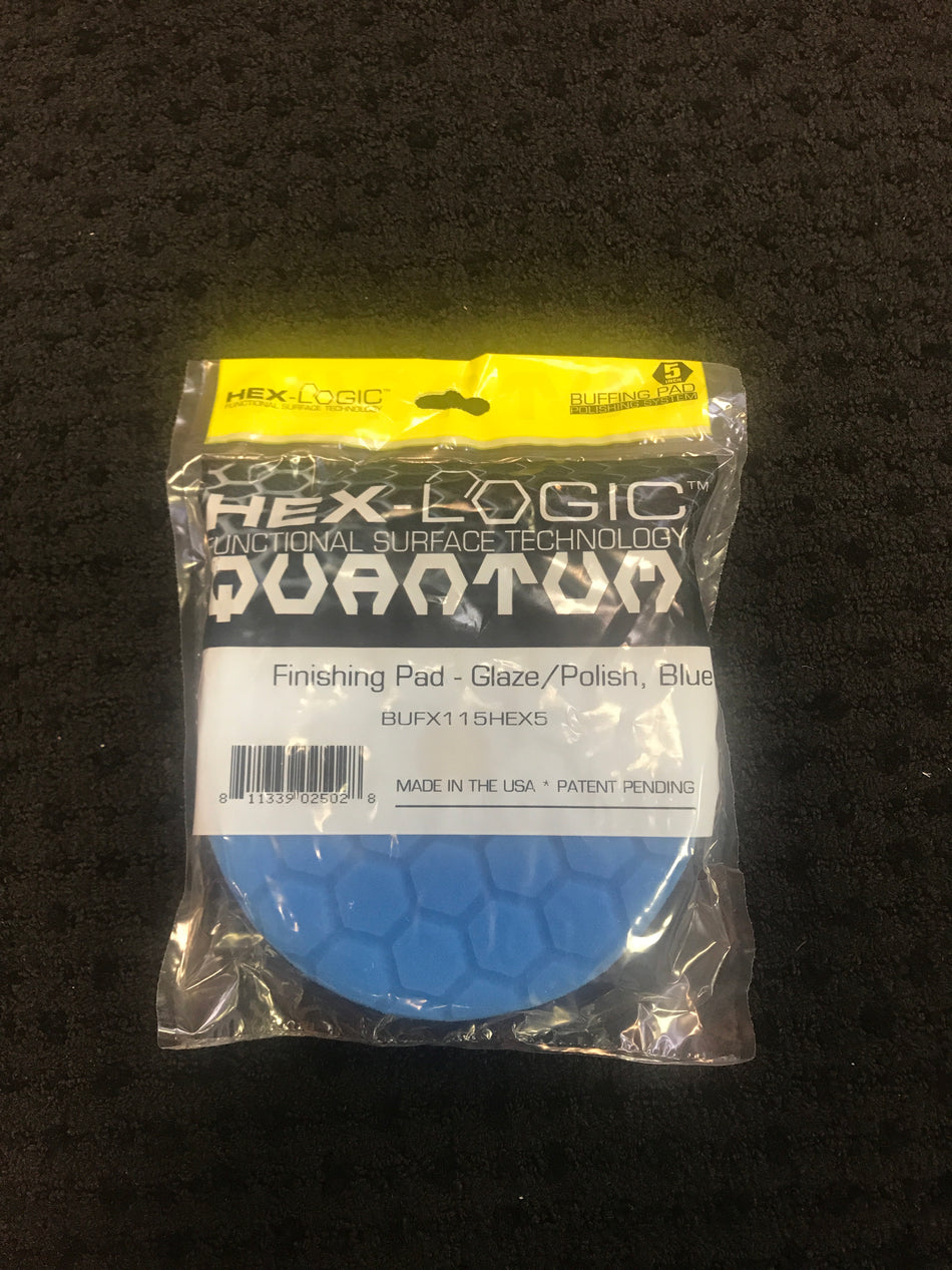 Hex-Logic Finishing Pad, Blue