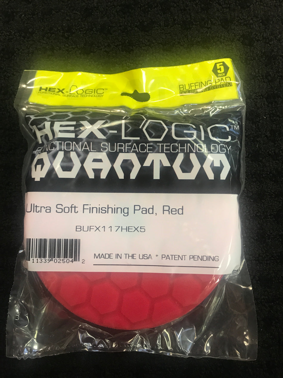 Hex-Logic Ultra Soft, Finishing Pad, Red
