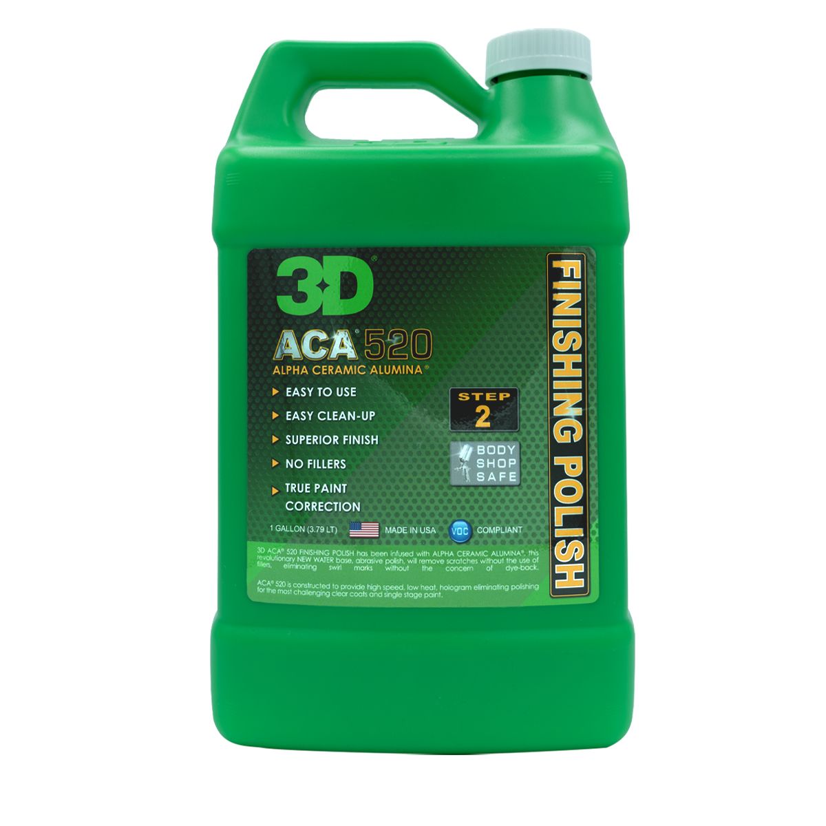 3D ACA520 Finishing Polish – Carolina Detail Supply
