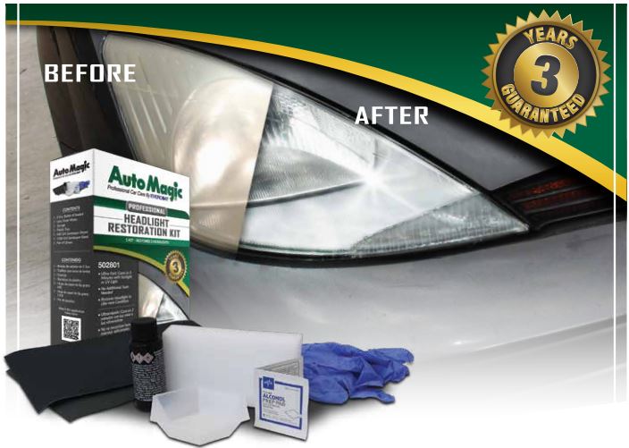AutoMagic Headlight Restoration Kit – Carolina Detail Supply